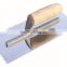 Multifunction Notched blade Plaster trowel with wooden handle