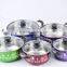 10pcs Gift Set Stainless Steel Large Cooking Pots for sale