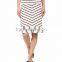 guangzhou china women clothing manufacturer striped design skirts ladies