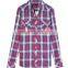 2015 men's new design cotton plaid shirt