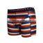 Stripe Printed Cotton Spandex Man Underwear Boxers