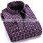 Custom lined plaid flannel warm slim fitted hawaiian shirt latest shirt designs for men 2015