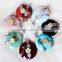Round Coin Flower Wrapped Healing Point Chakra Pendant Quartz Crystal Gemstone Beads For Necklace