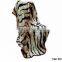 Faux fur fleece blanket Animal Skins thick mink fleece blanket adult blanket