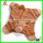 D329 Lovely monkey head foldable plush animal blanket for baby