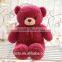Yangzhou plush toy factory supply multicolor teddy bear plush toy with bow