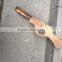 1 Piece MOQ,12" Natural Unfinished Softwood Craft Wood Gun,Wood Crafts Pistol for Kids,2015 DubaaFashion.com