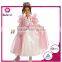 Fancy appearance pink princess costume for girls attractive design princess dress
