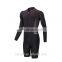 Highly breathable black long sleeve triathlon bodysuit for men