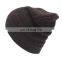 Fashion warm color variegated knitted hat men and women trend sets of head cap wool hat
