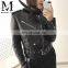 Handsome Motorcycle Spring Jacket Short Leather Zipper Jackets Leather for Women