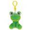 Cheap Mini 10CM Plush Frog Keychain Custom Cute Stuffed Animal Soft Green Frog Plush Toy