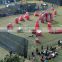 Inflatable paintball obstacle field CS game inflatable paintball bunkers