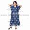 Indian Long Kaftan Dress Cotton Boho Maxi Plus Size Women Caftan Top Dress Gown