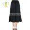 2016 New style plus size women black long skirt