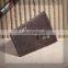 custom irregular shape cutting leather patch label for jeans garment