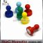 Neodymium Magnetic Pushpin 12 Pieces of Assorted Color Push pin Magnet for Whiteboard & Fridge