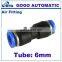 coaxial connector 12mm to 16mm pneumatic union quick fitting