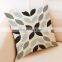 High quality linen  material pillow cover custom printed throw pillow
