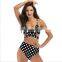 2019 Sexy 2 Pieces comfortable Swimsuit And Bikini for beauties Black and White Beautiful polka dot Bikini