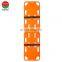 Plastic ambulance folding floating medical scoop spine board with head immobilizer dimensions