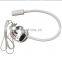 3W Pure White LED Light Picture Lamp Fixture Flexible Pipe with Button Plug-in White finish