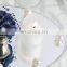Beveled edge mirror tiles for wedding centerpiece mirror candle plate