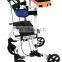 Light weight aluminum folding rolling mobility medical patient elderly activity drive Rollator walker for disabled people