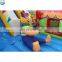 Clown theme inflatable land  slide,commercial giant inflatable slide for sale