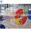 Transparent inflatable roller for swimming pool, inflatable clear water rolling tube for sale