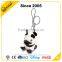 Novelty animal series easy open retractable snap hook key ring wholesale