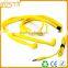 Communication popular stylish newest design washable shoelace style earphones