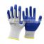 Nitrile General Work Gloves Oil Resistant Smooth Nitrile Coated Safety Industry Gloves For Automotive Farm Ranch