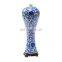 Antique blue and white ceramic big vase vase with flowers