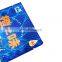 Custom printed smell proof food grade aluminated foil three side seal bag with tear norch for dried snack  food