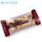 Back Sealing Customized Bag Food Grade Plastic Granola Bar Wrapper For Chocolate/Energy Bar Packaging