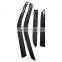 Set of 4 Front+Rear Sun/Rain Guard Outside Mount Tape-On/Clip-On Window Visors For Raize