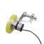 CALT Textile length measuring sensor wheel meter counter 300mm perimeter 1000ppr rotary encoder with spring bracket