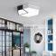 New Arrival Modern LED Ceiling Lights for Living Room Bedroom Dining Room Black And White Ceiling Lamp