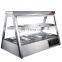 Commercial Food Warmer Display Case glass food warmer display showcase Models and Sizes are Available for Canteen Restaurant