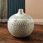 Nordic Custom INS Creative Adornos Plating Florero Geometrico Black And White Dining Table Vase Ceramic Vase For Home Decor