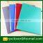 plastic cover double metal clip file folders for office/school