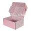 High Quality Dress Shoes Clothes Gift Corrugated Paper Packaging Boxes Custom Logo Pink Cardboard Boxes for Packaging