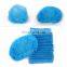 disposable nonwoven clip bouffant cap With elastic band for industry