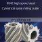 Material 6542 HSS Diameter 80mm cylindrical sleeve spiral milling cylindrical cutter tool accessory milling cutter