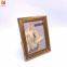 PS Plastic Simple Design Photo Frame Golden Lines Design Photo Frame for Hotel Decoration