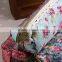 Vintage Rosy Print Canvas Zipper Pencil Bag For Girls