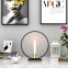 Black Round Candle Holder Gold Iron Candlestick Craft Desk Home Centerpiece Decoration Tealight Candle Holder For Home Decor