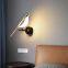 New Wall led sconce Rotatable Adjustable Art Metal Bird Light LED Family Bedroom Bedside Hotel Interior Modern Bird Wall Light