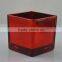gold cube mirror glass tea light holder chinese christmas decorations